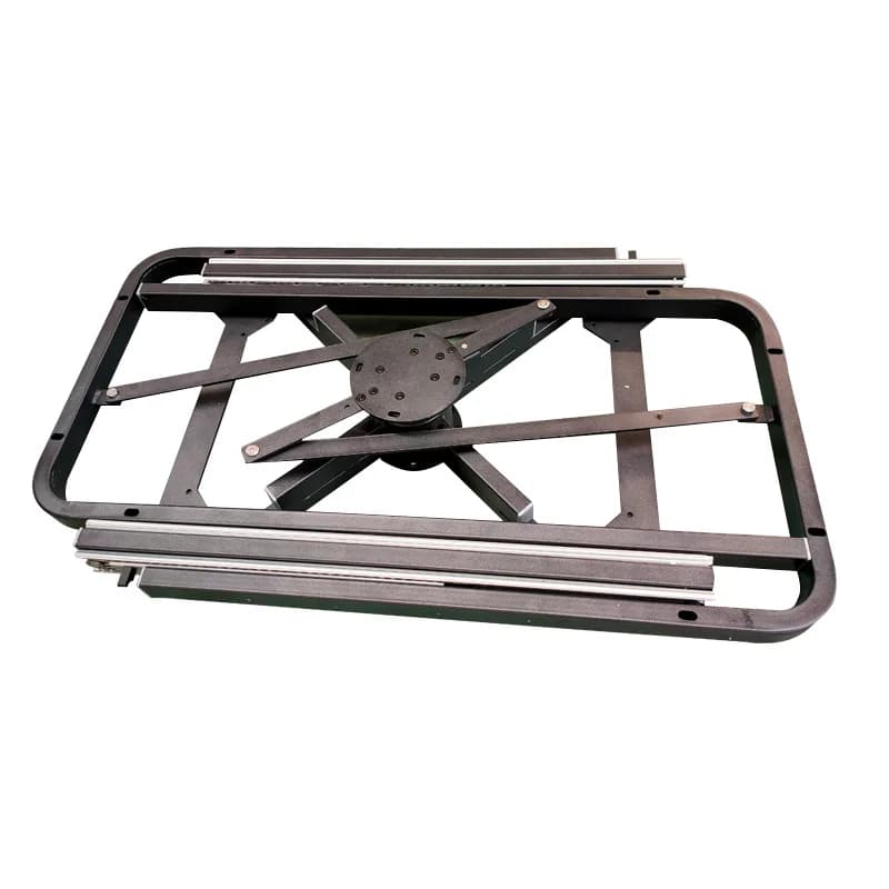 Multifunctional telescopic dining table slide rail rotating dining table combination frame 1.2 meters becomes 1.8