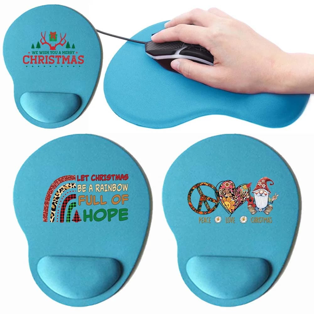 Tappetino per Mouse Gaming Speed tappetino per Mouse tappetino per Mouse poggiapolsi ergonomico comodo supporto per il polso tappetino per Mouse antiscivolo serie natalizia