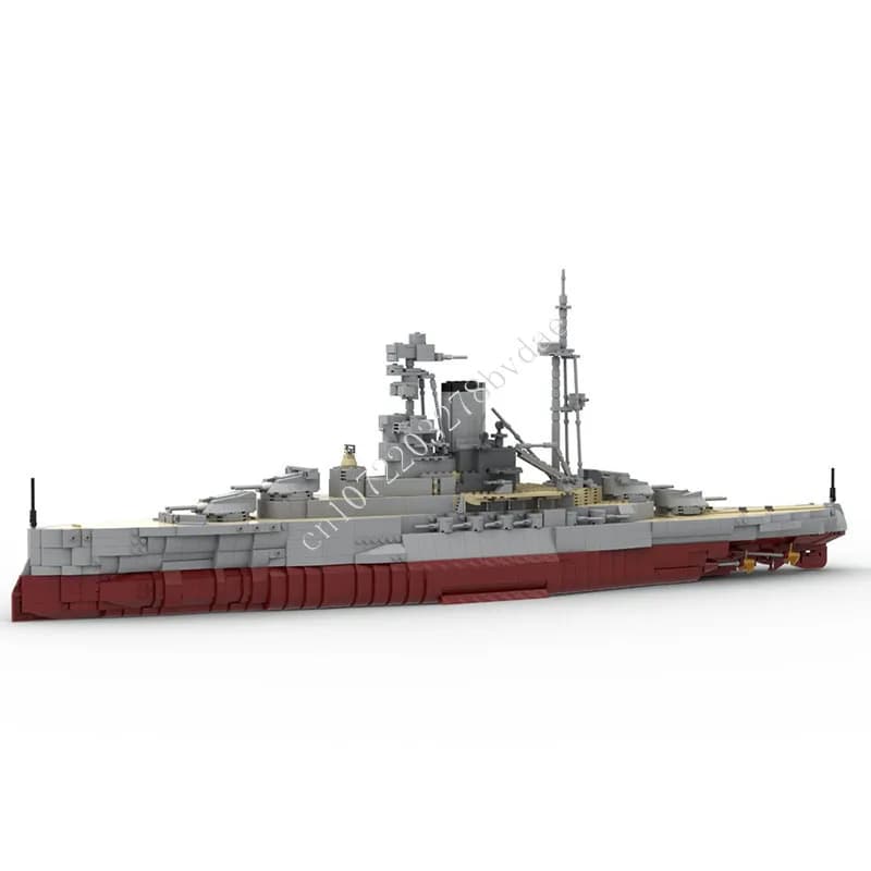 2958 PCS Navy Battleship Military Ship Model Building Blocks Assembly Educational Toy Collection Gift For Adults Home Decoration