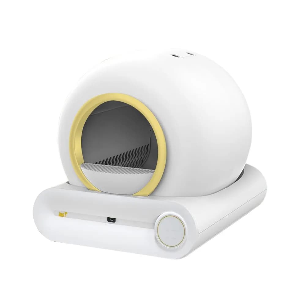 Lettiera Intelligente per Gatti con Pulizia Automatica, Toilette Elettrica per Gatti con Ampio Contenitore e Funzione di Controllo Remoto AI
