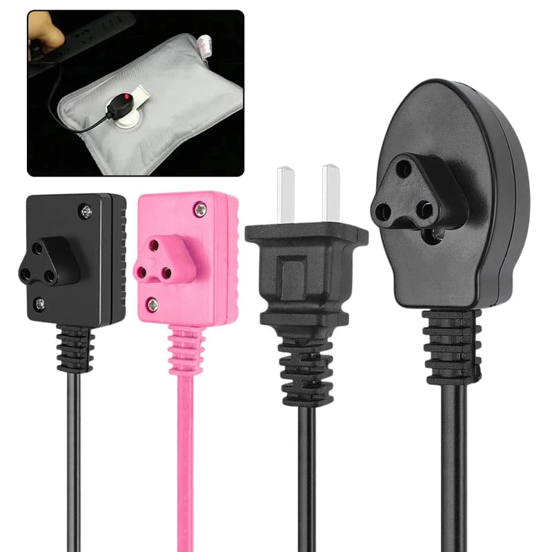 Hot Water Bottle Rechargeable Cable Supply Spine Electric Bag Rechargeable Pocket Portable External Plug