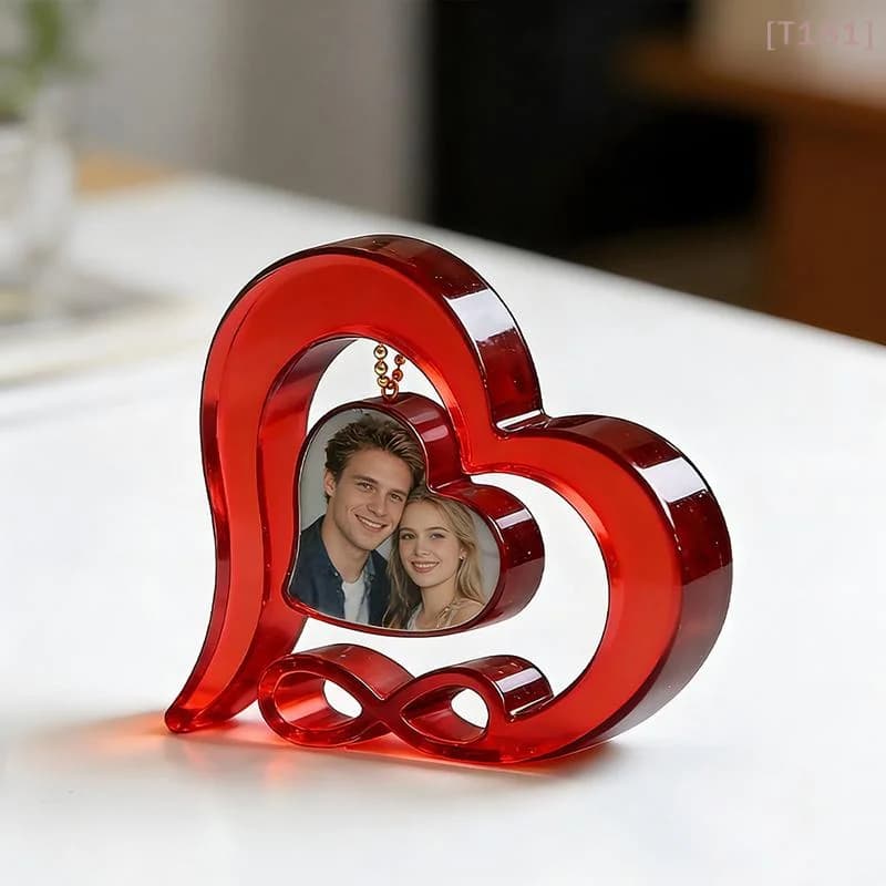 [E] Heart-shaped Photo Frame Pendulum Base Silicone Mold, DIY Crystal Epoxy Resin Mold, DIY Photo Frame Ornament.