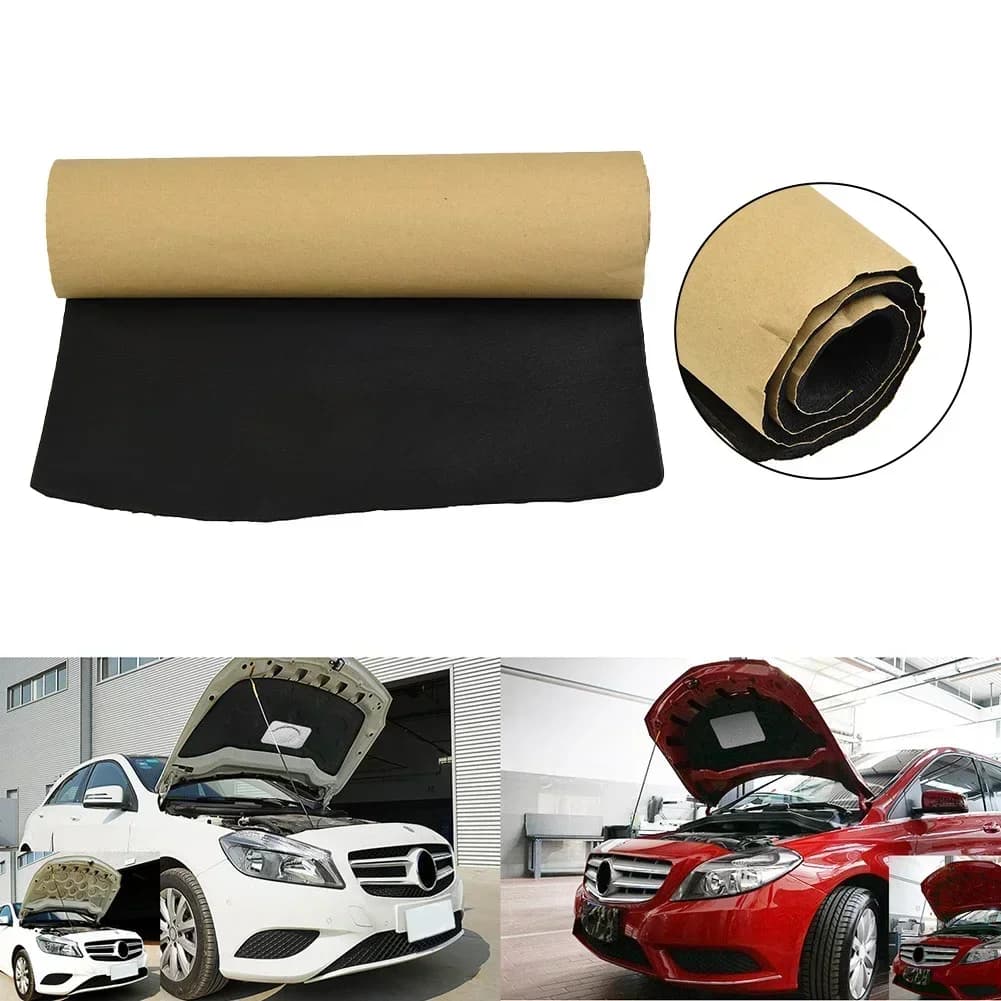 1 rotolo 50x30 cm 3 mm auto fonoassorbente camion anti-rumore isolamento acustico cotone schiuma a celle chiuse termiche