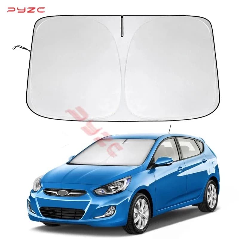 Parasole per Parabrezza Auto per Hyundai Accent LC MC RB HC 2016-2023 2024, Riflettore Parasole che Offre Protezione, Accessori Interni