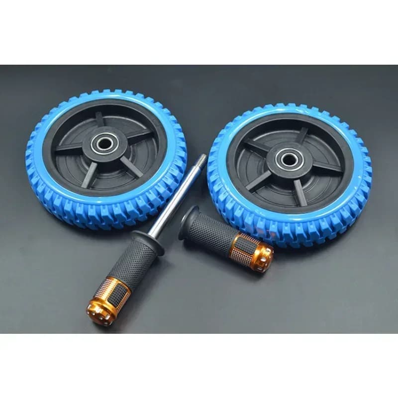New Solid steel abs wheel Ab roller wheel double bearing silent power roller coaster double wheel Ab non-slip