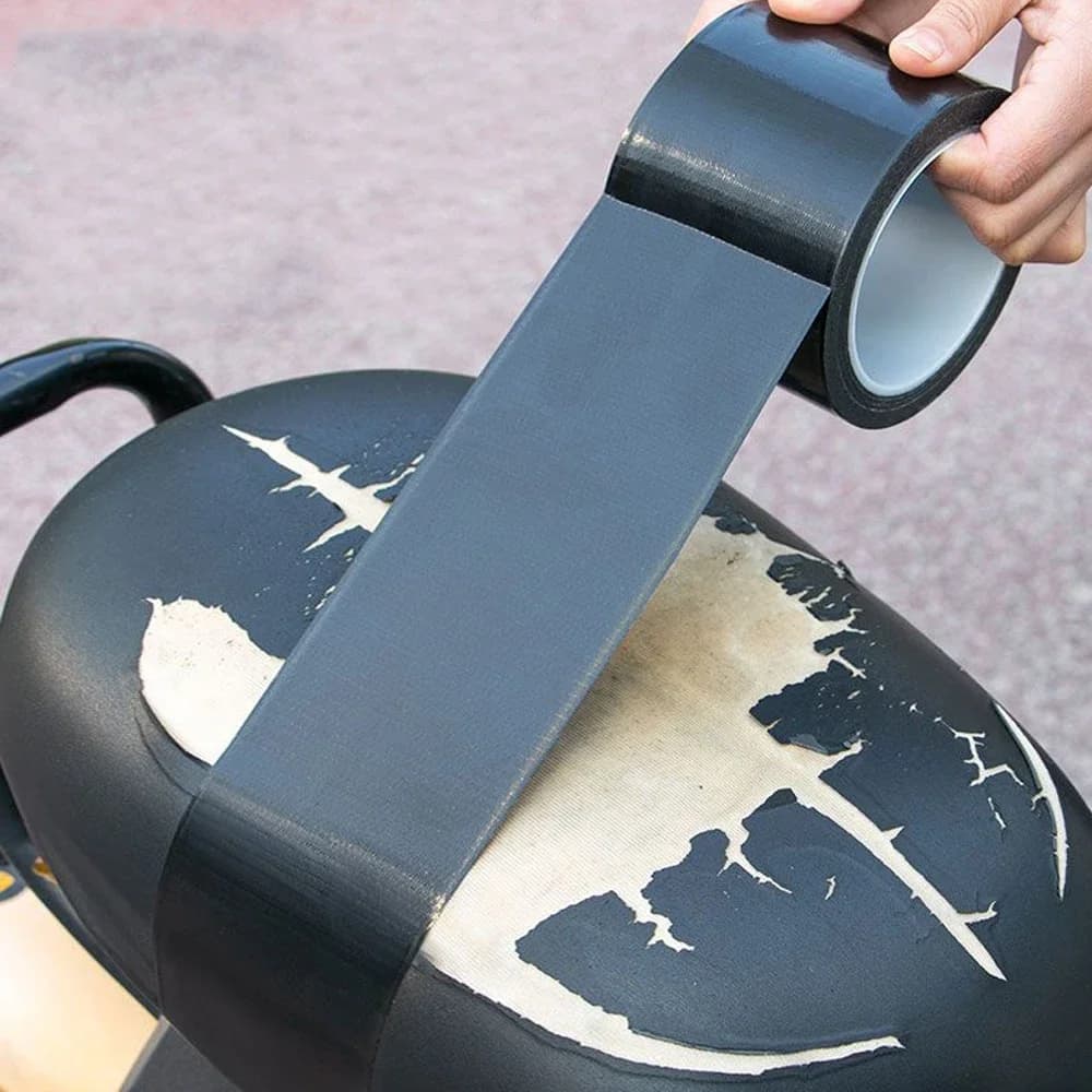 Self-adhesive Ribbon for Leather Repair for Sofa Car Seats Bags Furniture Shoes First Aid Mouse Leather Mouse DIY Black