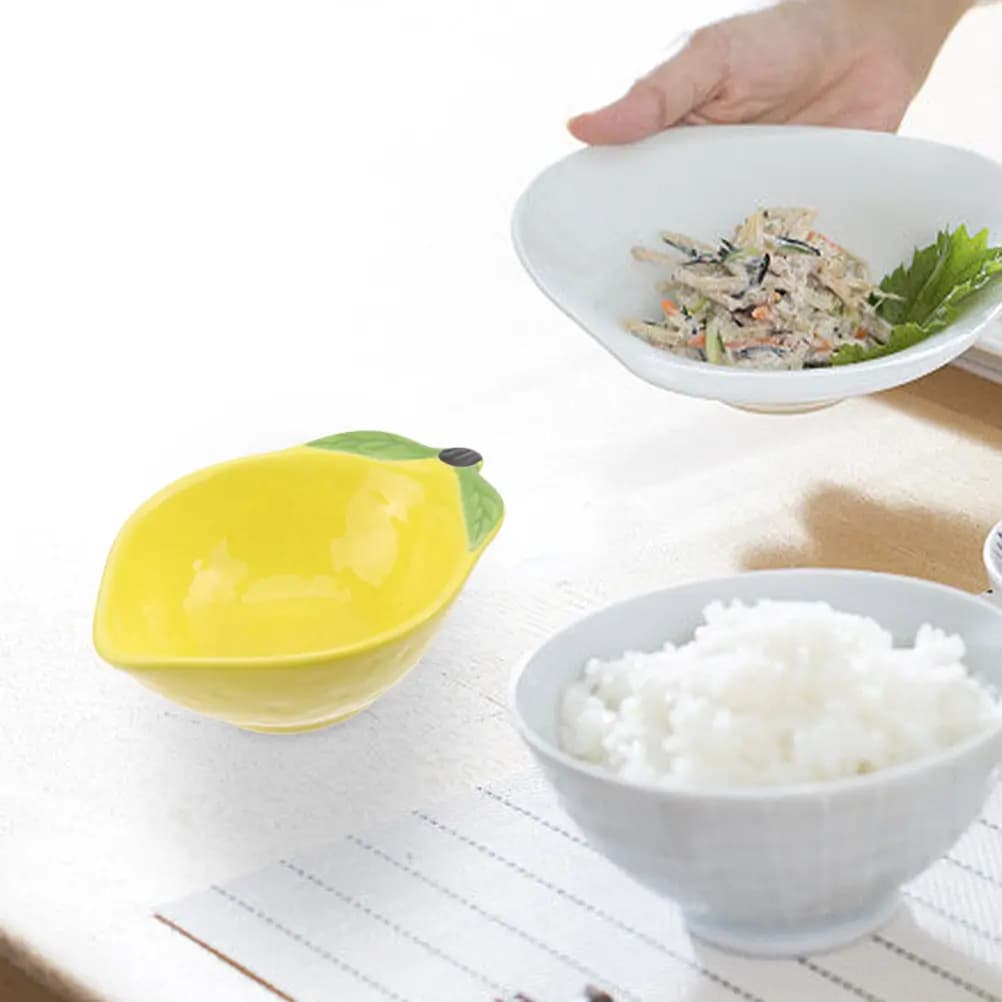 Set di 3 Ciotole in Ceramica per Salse, Versatili per Condimenti, Frutta, Frutta Secca, Burro, Formaggio, Accessorio Domestico Lavabile