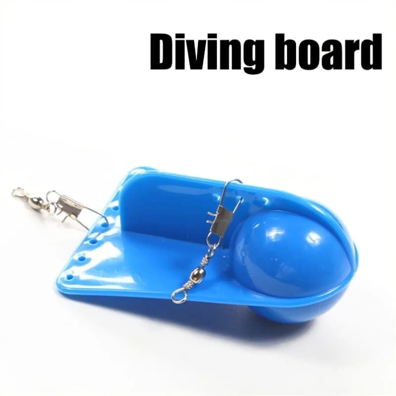 1Pc Plastic Diving Board, Trolling Diving Board, a Depth Control Device Specifically Designed for Boat Fishing (Trolling), Capable of Using Fluid Mechanics Principles to Bring Bait into Pre-Designed Deep Water Areas, Often Used for Catching Skipjack, Tuna, Bonito, and Other Mid-To-Top Water Migratory Fish