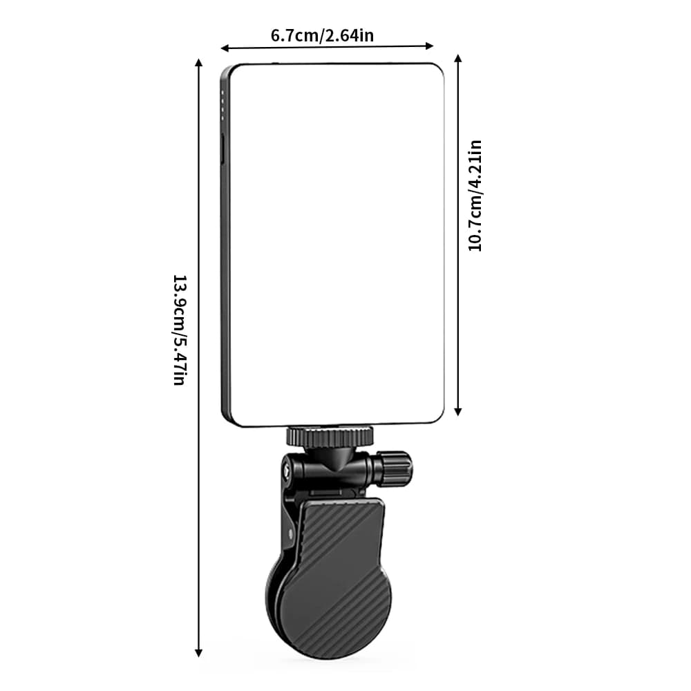 Selfie Light for Smartphone Light for Videoconferences for Selfie Portable LED Light Compatible for Mobile Phone IPad