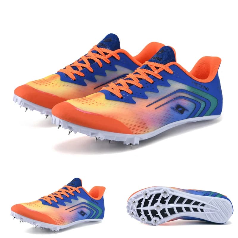 Nuovi uomini Scarpe da pista Spikes Uomo Donna Sport all'aria aperta Atletica Spikes per la corsa Ragazzi Ragazze Scarpe da allenamento per unghie Sneaker