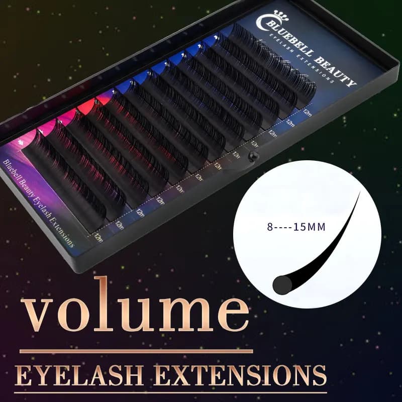 Bluebell Beauty 8-15mm extensions eyelashes Matte volume individual eyelashes soft fake eyelashes for beauty of eyes