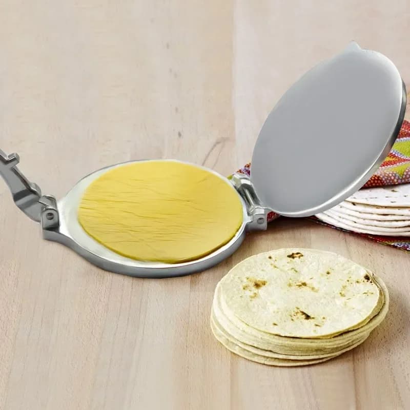 16/20 centimetri FAI DA TE Tortilla Presse Maker In Lega di Alluminio Manuale Tortillas di Mais Pasta Pressatura Strumenti Da Cucina Bakeware Accessori di Cottura