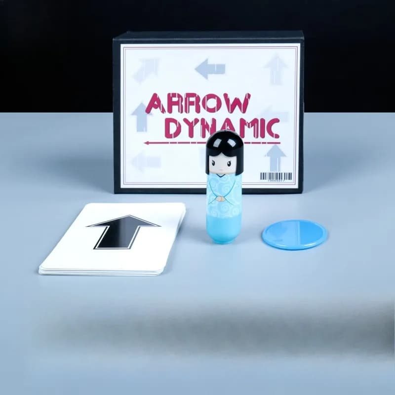 Freccia Dyanmic Magic Trick Professionale Close-Up Card Control Prop Risposta istantanea Freccia Stage/Magici di strada Illusione visiva