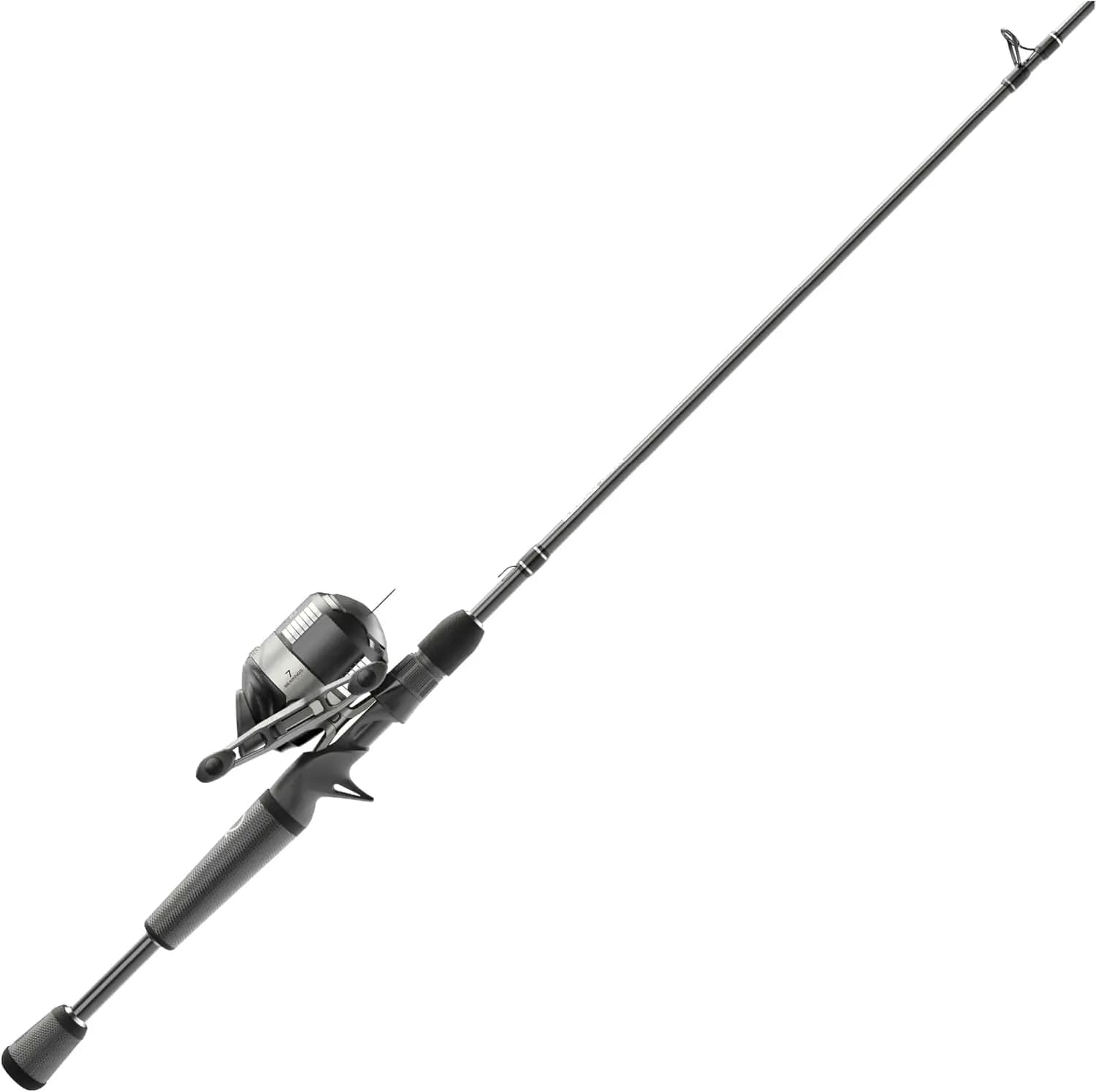 Canna da pesca combinata in grafite da 6 piedi e 2 pezzi con mulinello Spincast, linea pre-spoolata, potenza media per spigola e pesce gatto