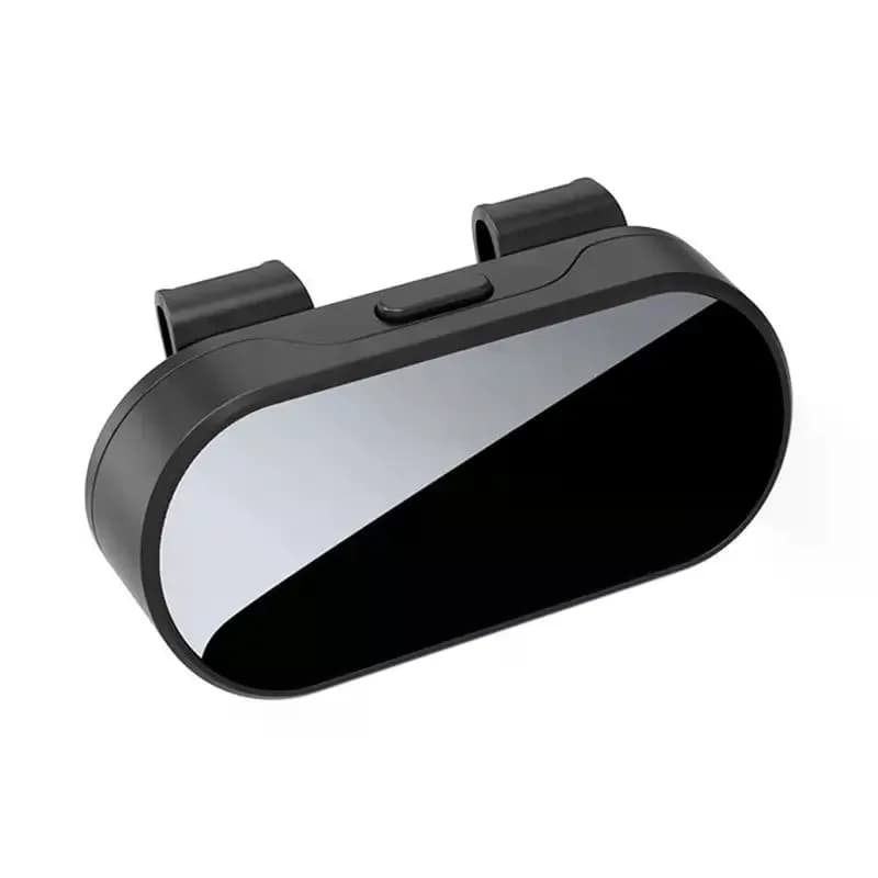 Mirror Glossy Multifunctional Glasses Case, Car Sunshade, Glasses Clip Card, 2-in-1 Storage Box, High-end Sunglasses Holder