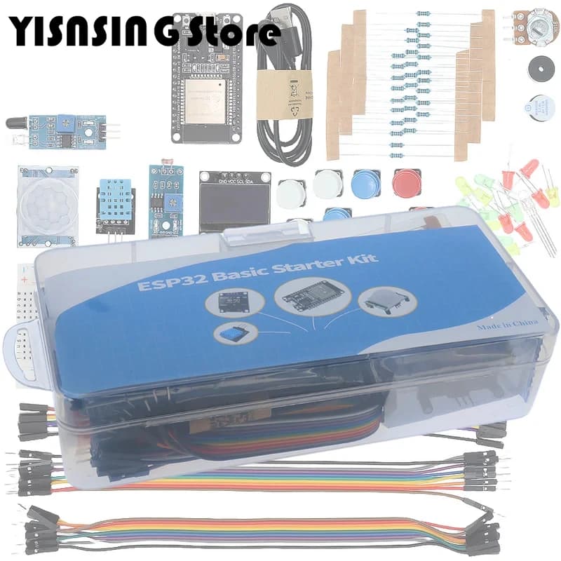 Esp32 Basic Starter Kit The Esp-32s WIFI development card is used for Arduino, with ESP32 tutorial kit with box