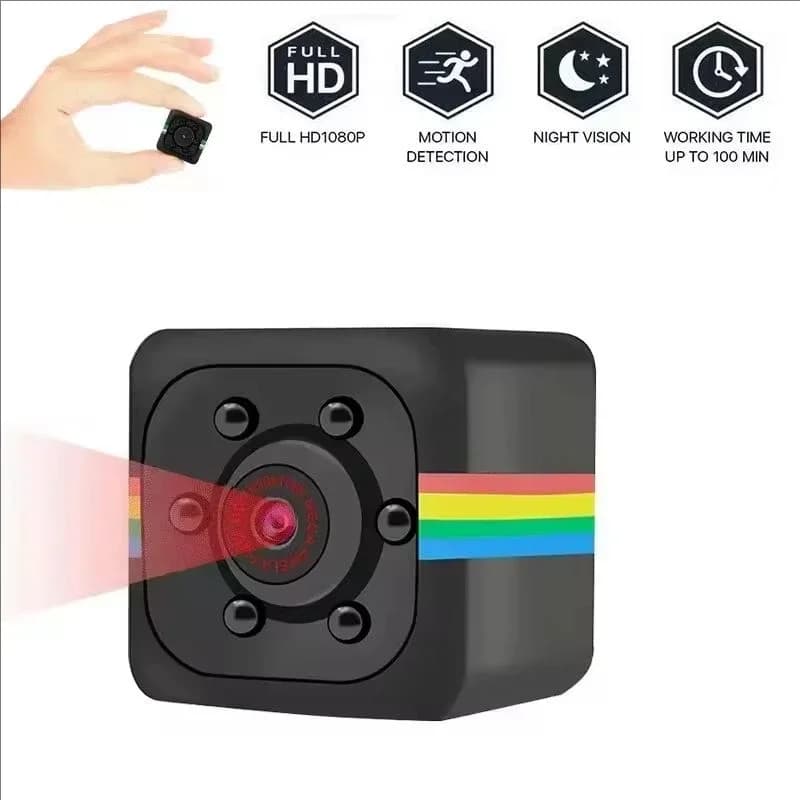 Mini Telecamera HD Portatile, Piccola Videocamera Spia con Registratore Vocale e Video, Mini DV per Sicurezza Interna in Casa e Ufficio