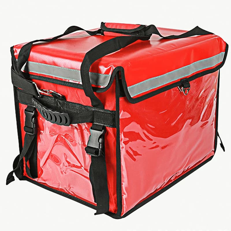 Borsa termica per moto zaino impermeabile per consegna cibo da 44 litri per pizza