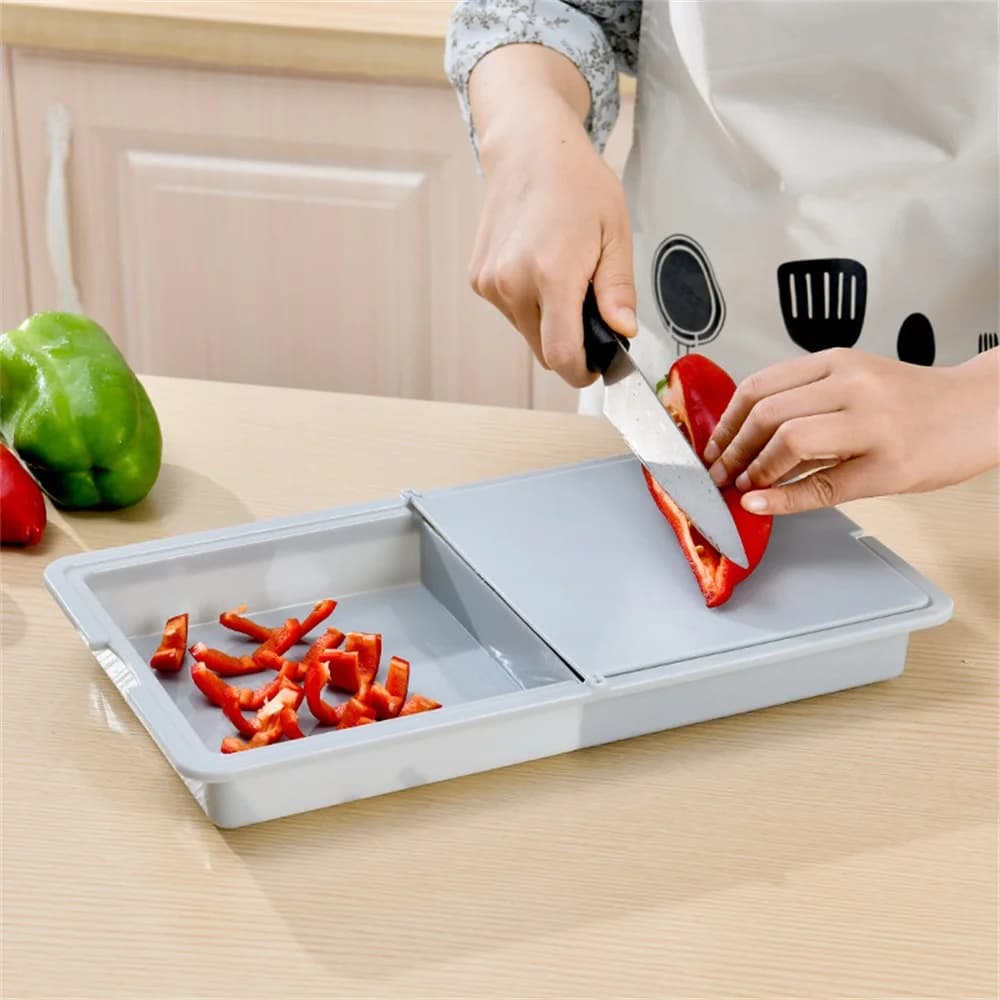 For multifunctional cutting blocks with exhaust storage box cutting plastic food vegetables fruit cut Choppi