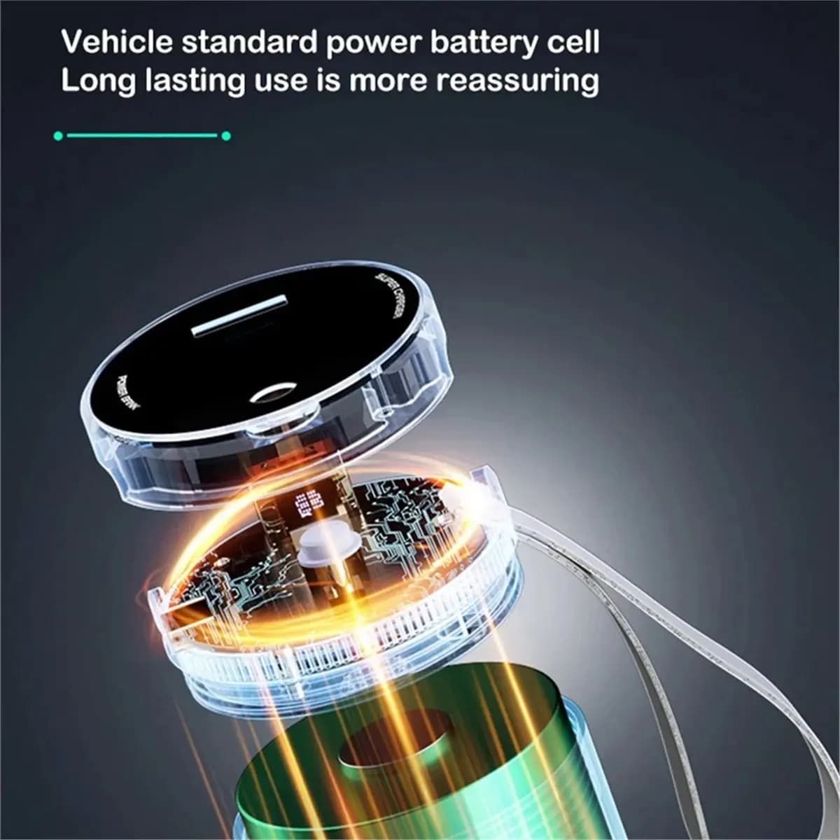 AA86 New 22.5W Fast Charging 46950 DIY Power Bank Case Battery Storage Box Aluminium Alloy LED Display