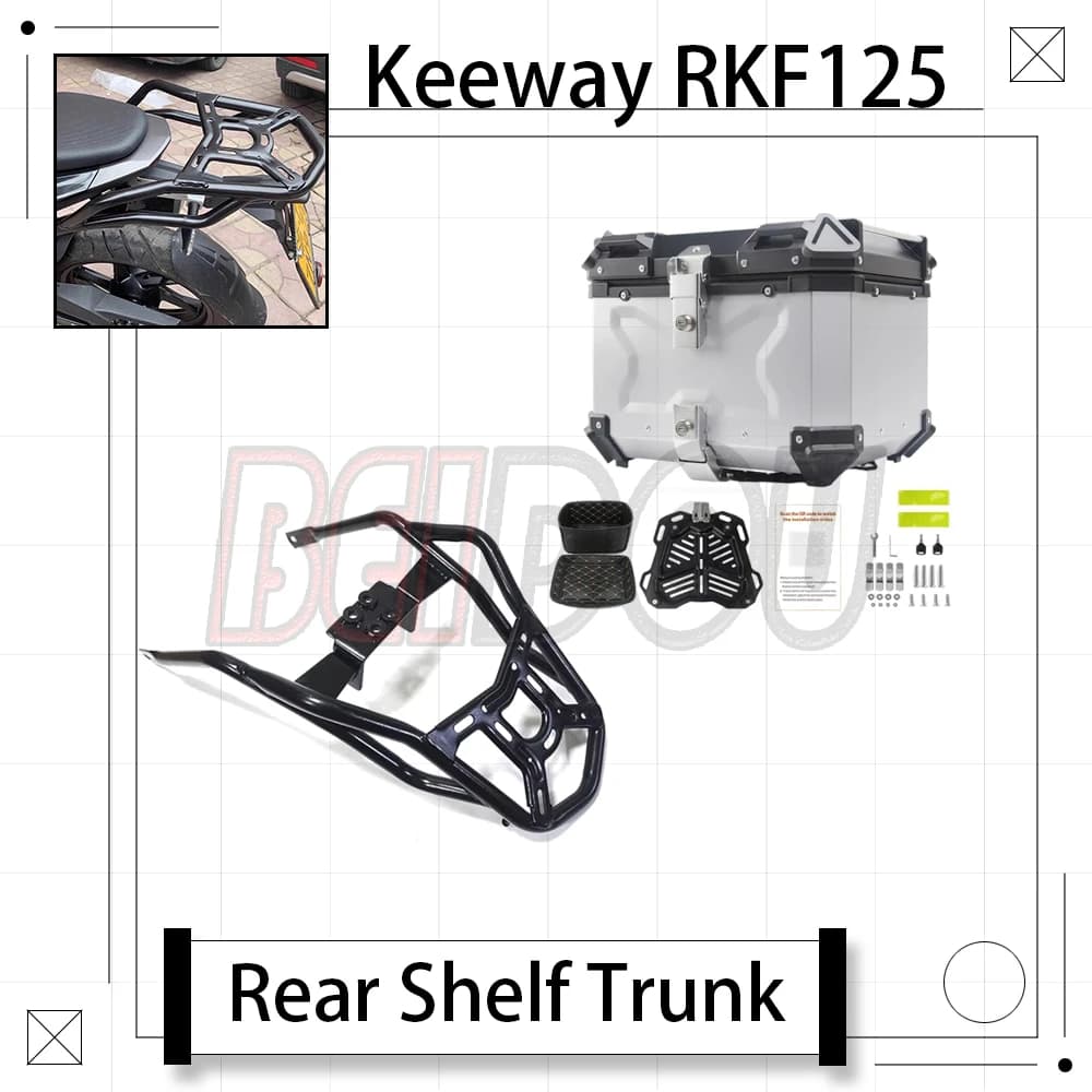 Nuovo Per Keeway RKF125 125RKF Benelli RKF 125 Moto Posteriore Cremagliera Posteriore Scatola di Coda Cremagliera Scatola di Coda Tronco BJ150-31