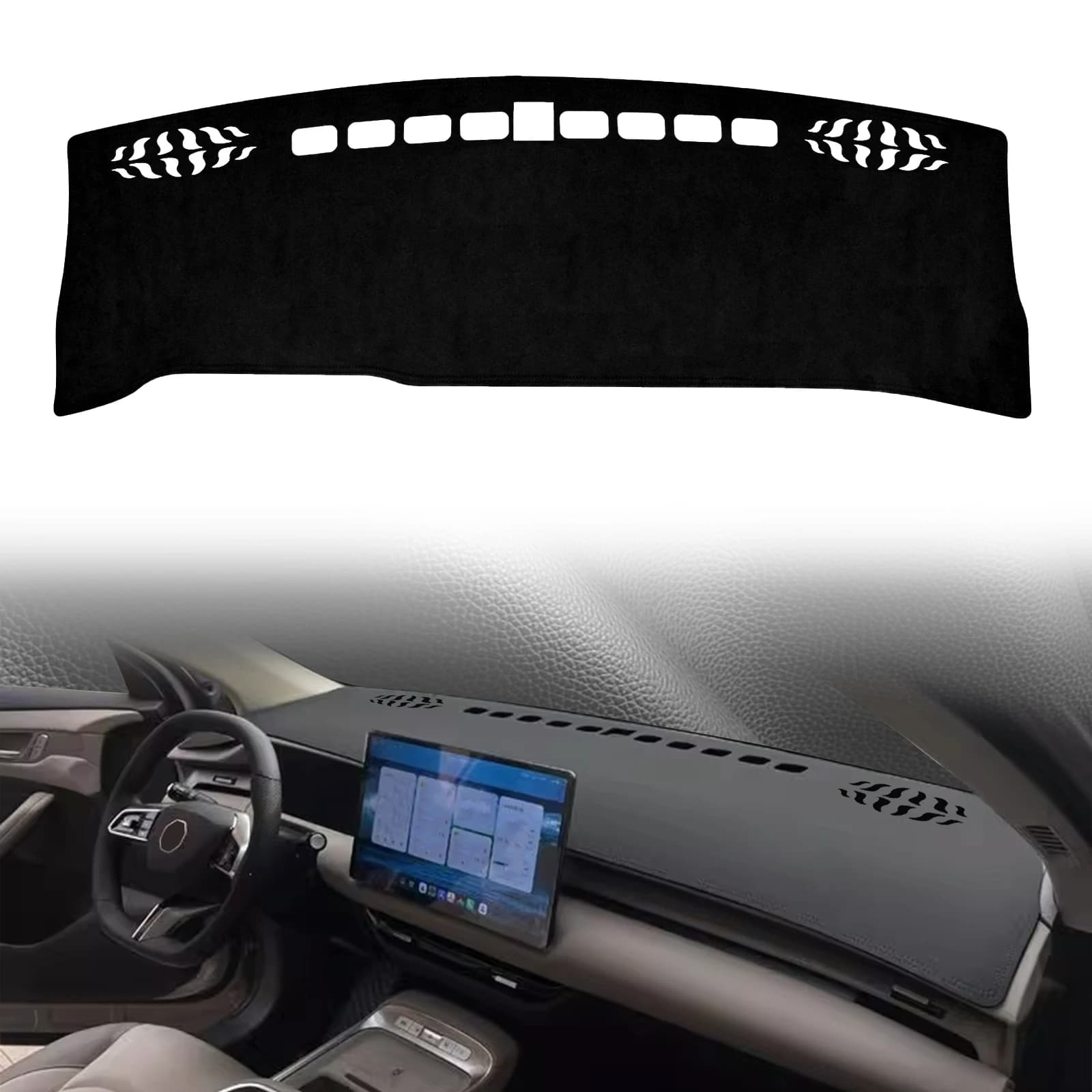 Tappetino Copri Cruscotto per MG S5 EV ES5 2025 2026, Protezione Parasole in Pelle, Accessori Auto