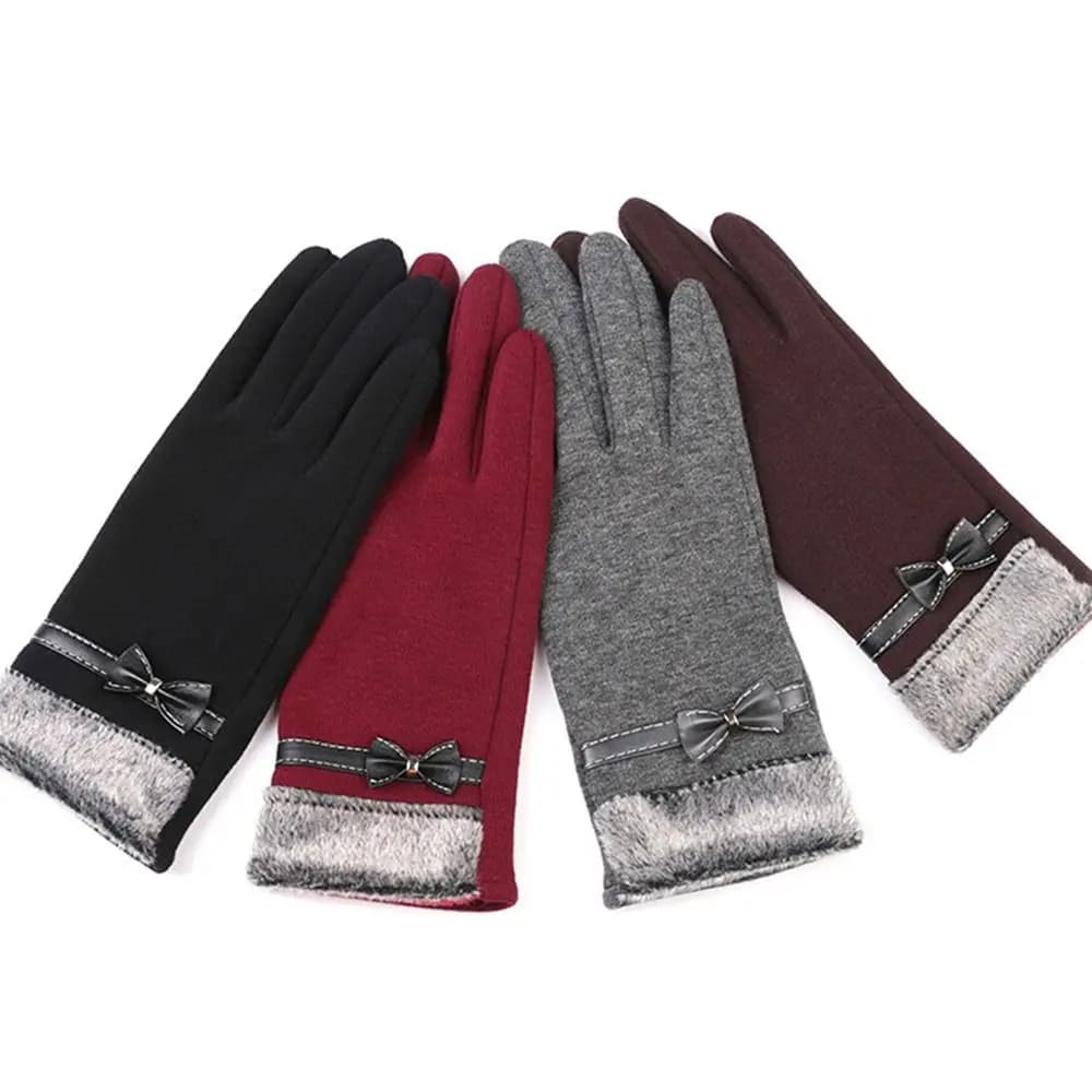 Guanti caldi invernali alla moda Guanti da sci ispessiti antivento Guanti touch screen resistenti al freddo per tenere al caldo il ciclismo all'aperto