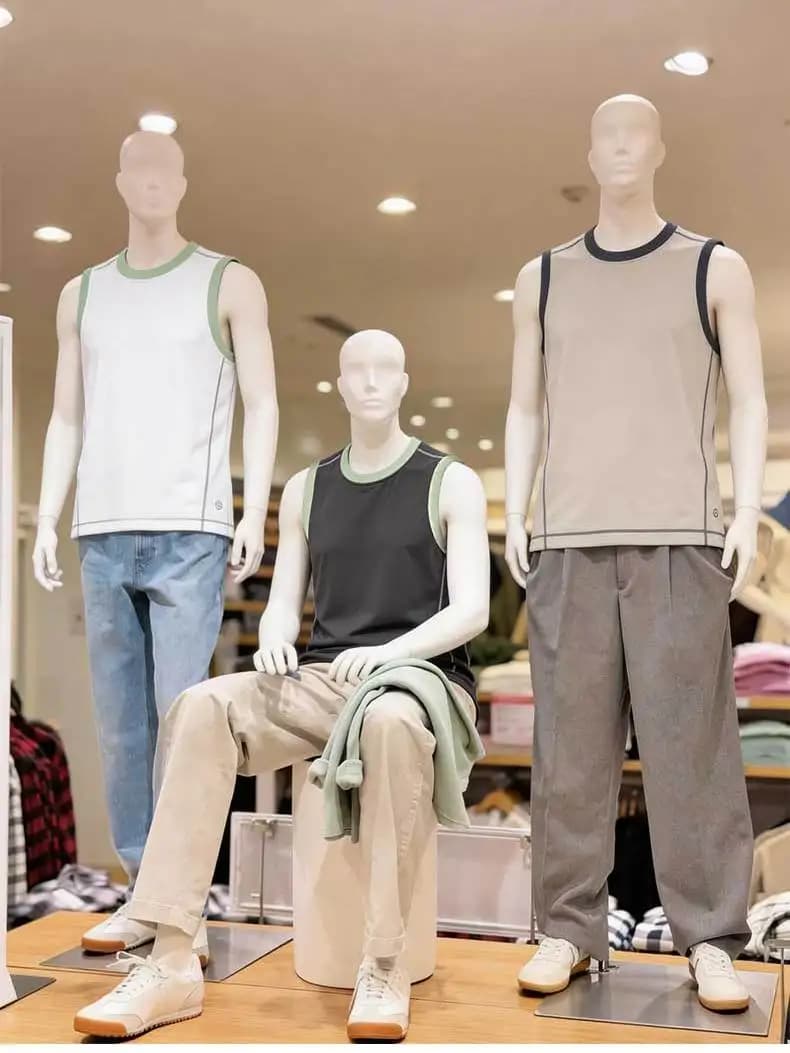 Gilet Senza Maniche da Uomo Casual, Traspirante e ad Asciugatura Rapida per Sport all'Aperto, Versatile, Moda Primavera-Estate in Poliestere
