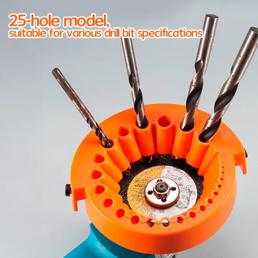 2-113 mm drill bit sharpener for angle grinders - Manual grinding tool HSS and masonry, universal DIY adapter Sha