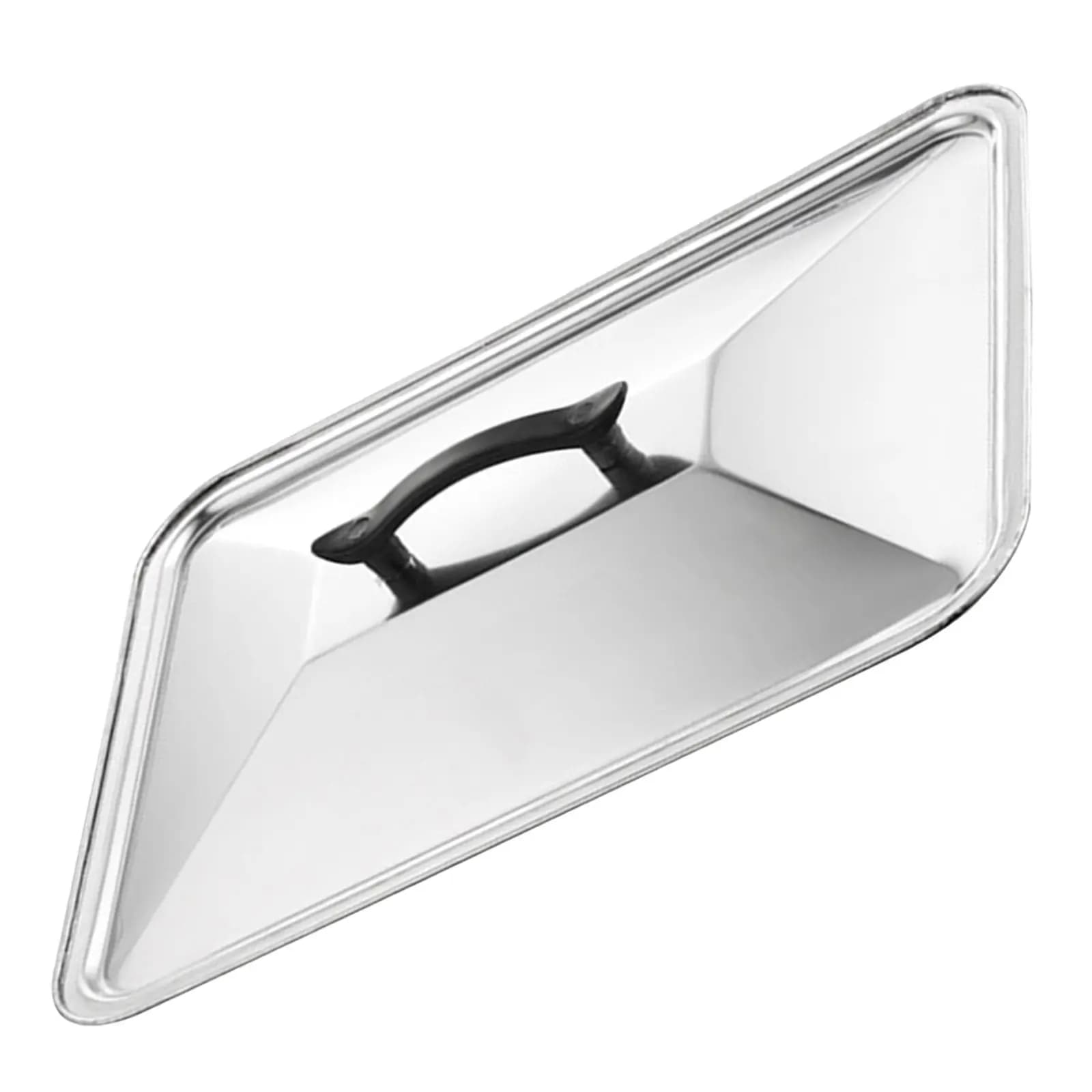 Coperchio Rettangolare in Acciaio Inossidabile per Teglia 40x30x4cm, Anti-Schizzi e Anti-Fuoriuscita, per Teglie Profonde, Forno, Cottura a Vapore e Frittura