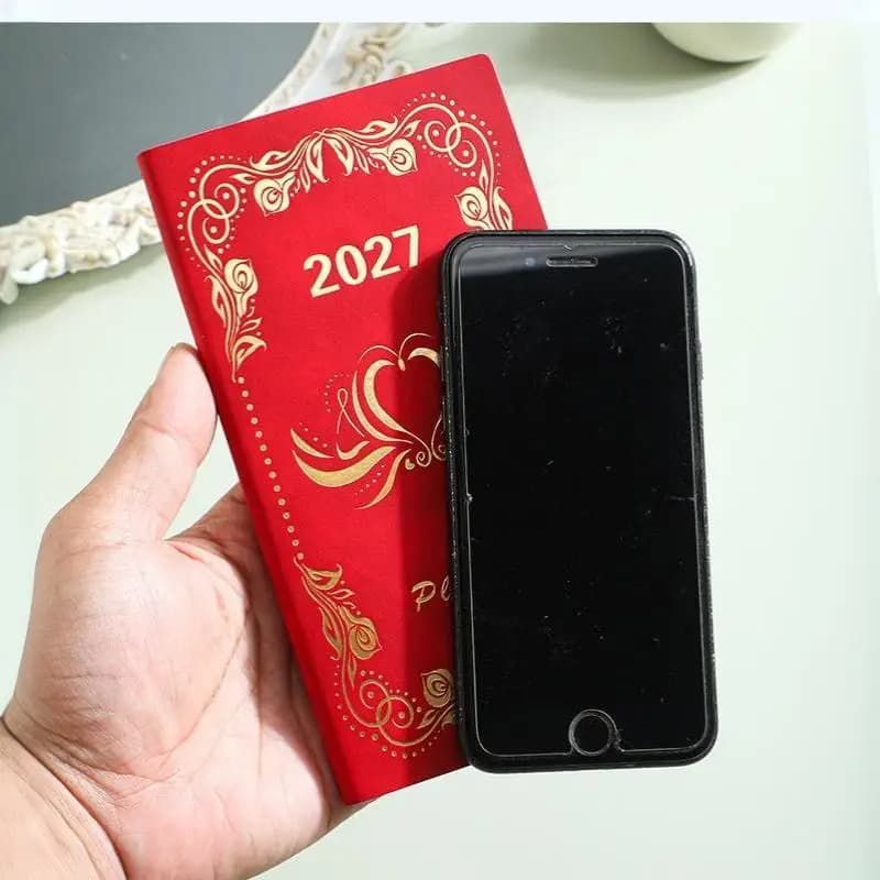 New 2027 Portable A6 Daily Planner Calendar Diary Notebooks 365 Time Management Planner