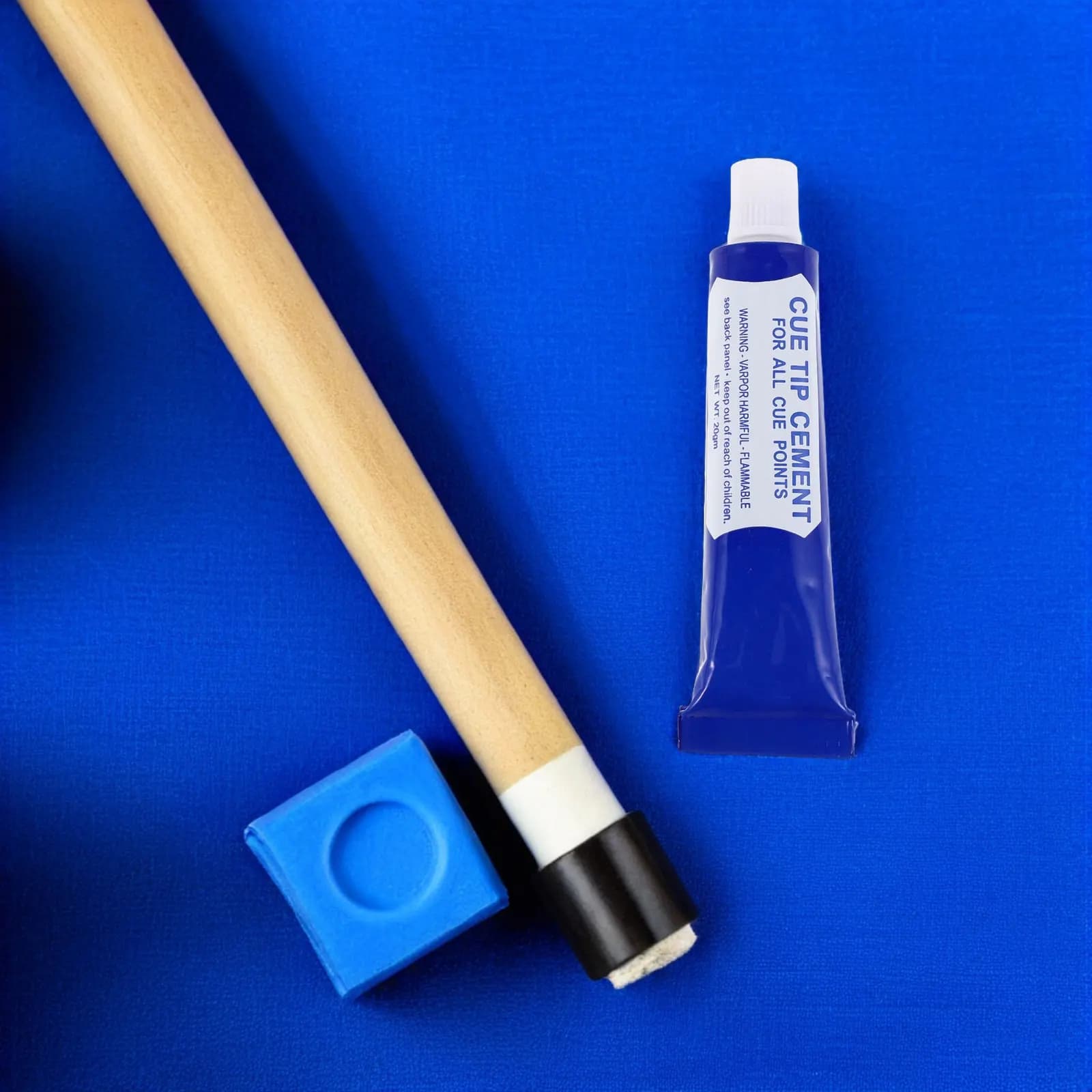 Colla Professionale 20G per Punte da Biliardo, Adesivo a Presa Rapida per Riparazione Punte Sintetiche