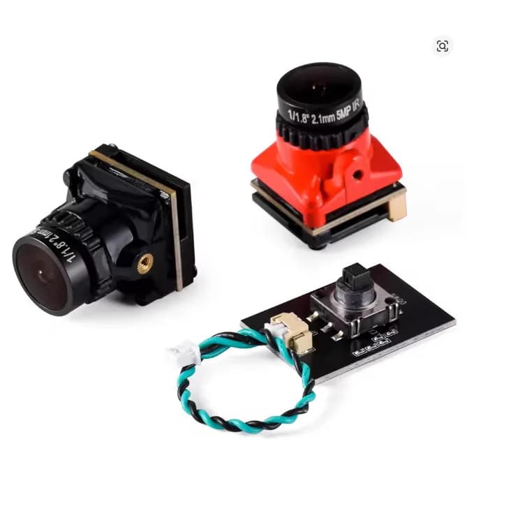 1800TVL high-definition FPV camera with OSD parameter control board, drone model accessories with 2.1 mm wide angle