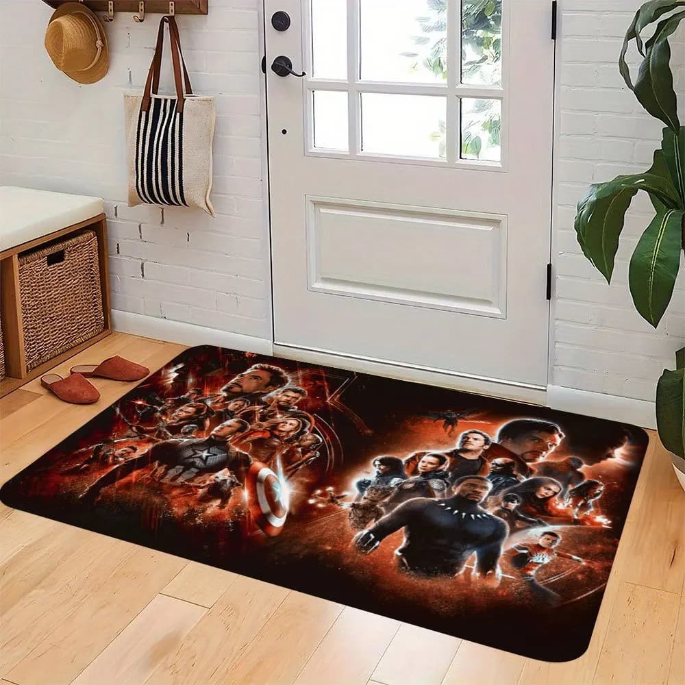 Un tappetino per interni a tema supereroi Marvel, perfetto per il soggiorno o la camera da letto. Un ottimo regalo per i fan di Marvel, S