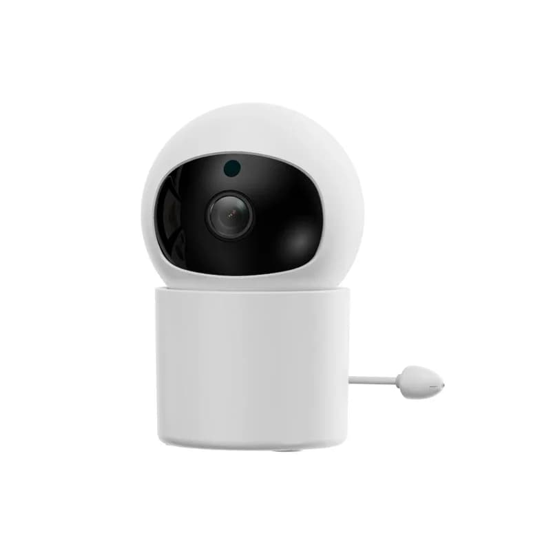 Tuya 2MP HD Smart Baby Monitor with Infrared Night Vision, Temperature Sound Detection, Remote App Control, Home Security Camera