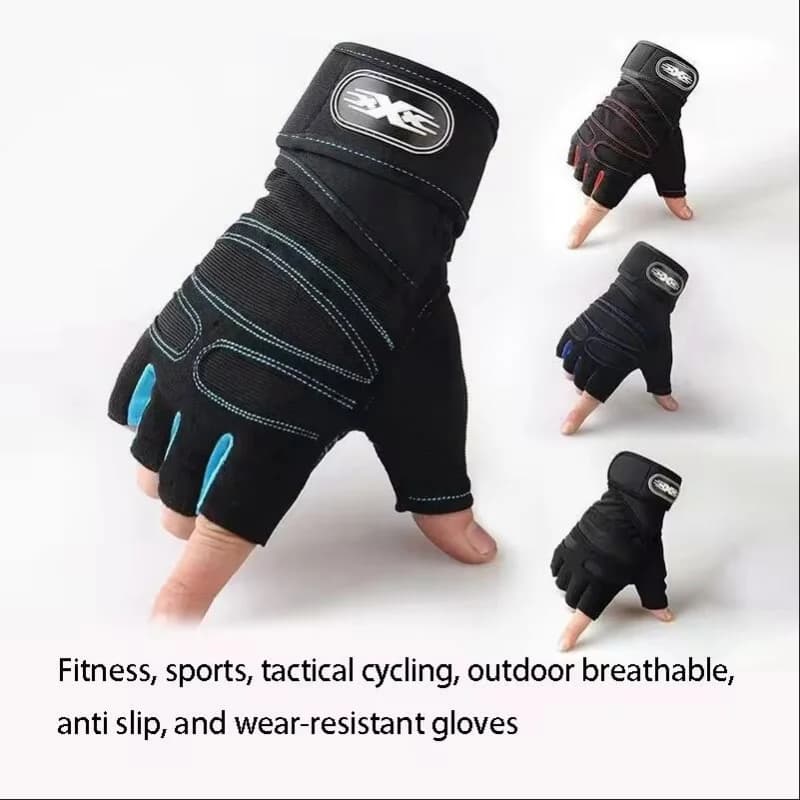Fitness Gloves Mezze dita Sports tactics Cycling Outdoor mountaineering Breathable and wear-resistant gloves