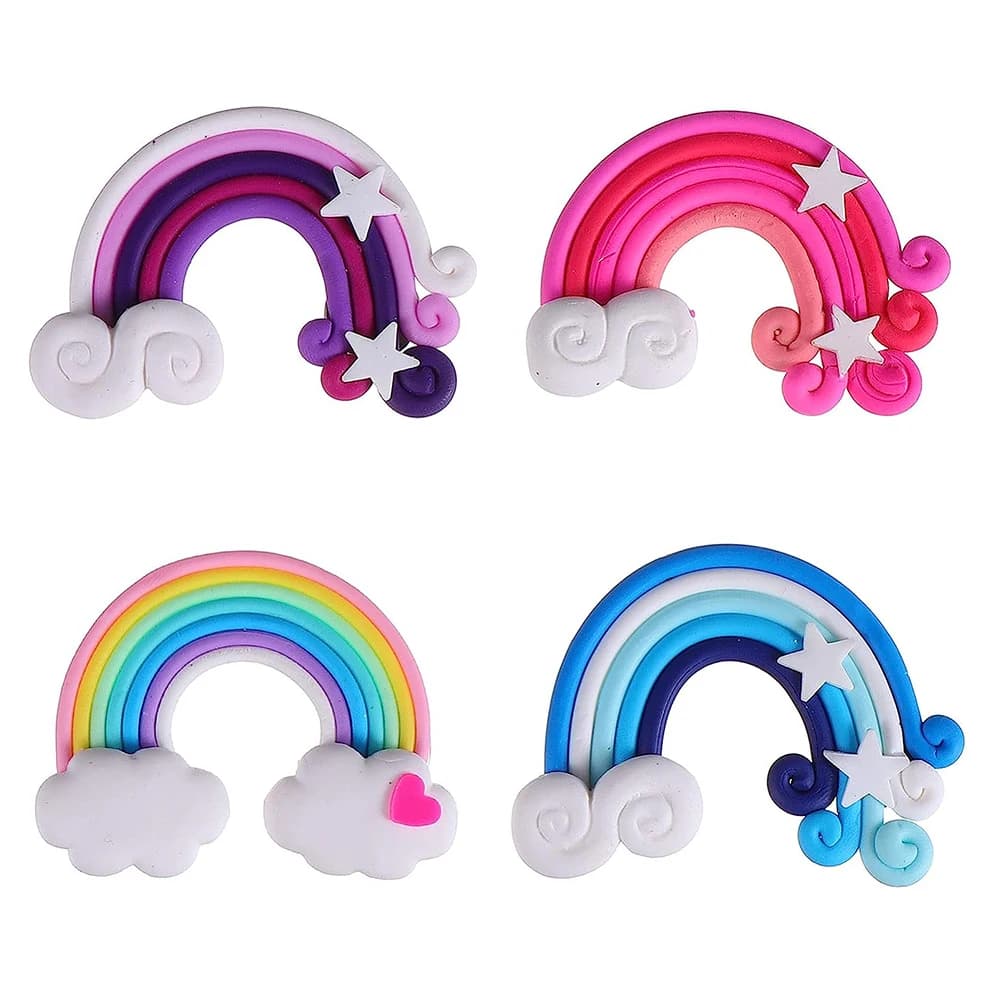 1PC Cute Rainbow Shape Diamond Painting Magnet Cover Holder Minders Cross ricamo pittura accessori per regali di artigianato artistico