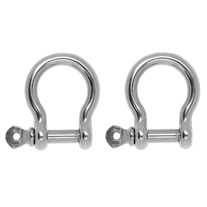 2 pezzi barca 304 acciaio inossidabile 4mm anello arco ancora grillo catena Rigging perno prigioniera per Yacht/canoa/motoscafo accessori