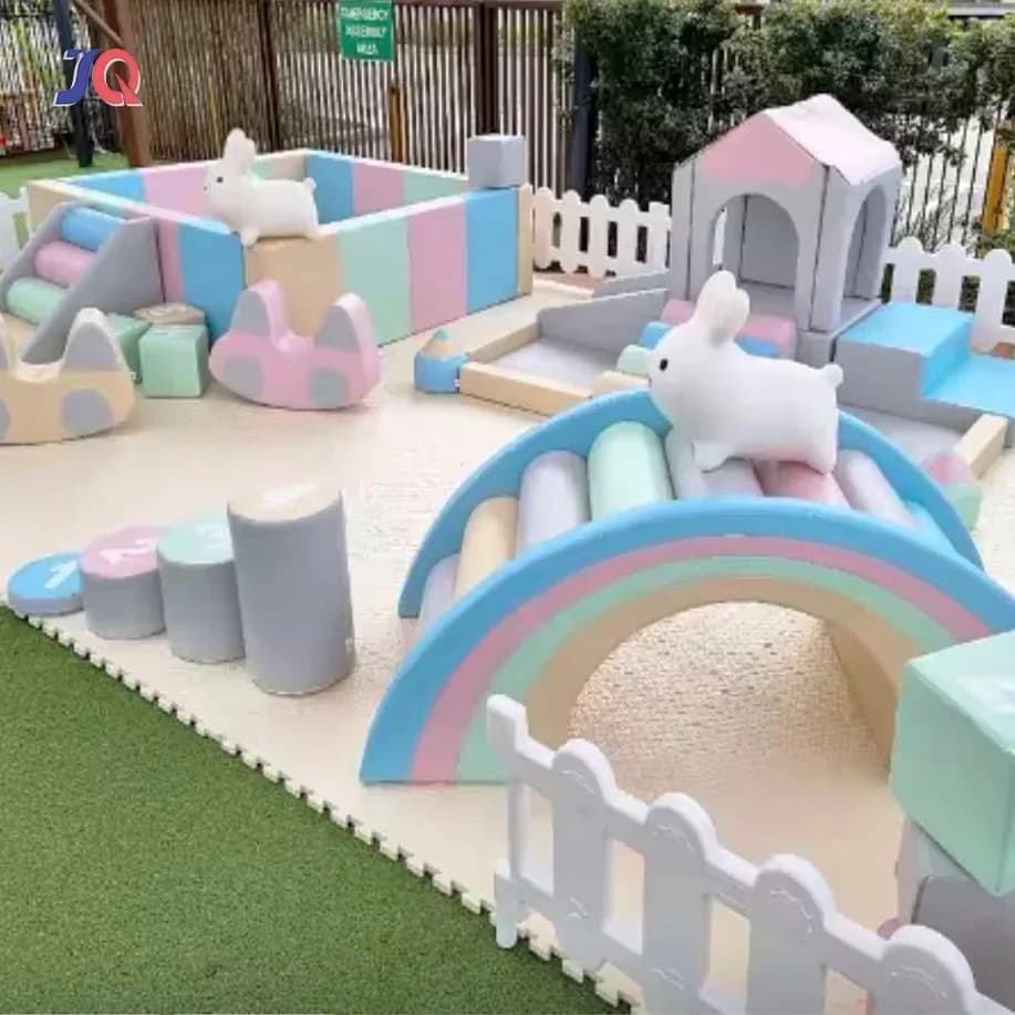 Vendita Diretta Fabbrica: Set Giochi Morbidi per Bambini Macaron, Piscina di Palline e Blocchi Morbidi per Noleggio Commerciale e Feste di Matrimonio