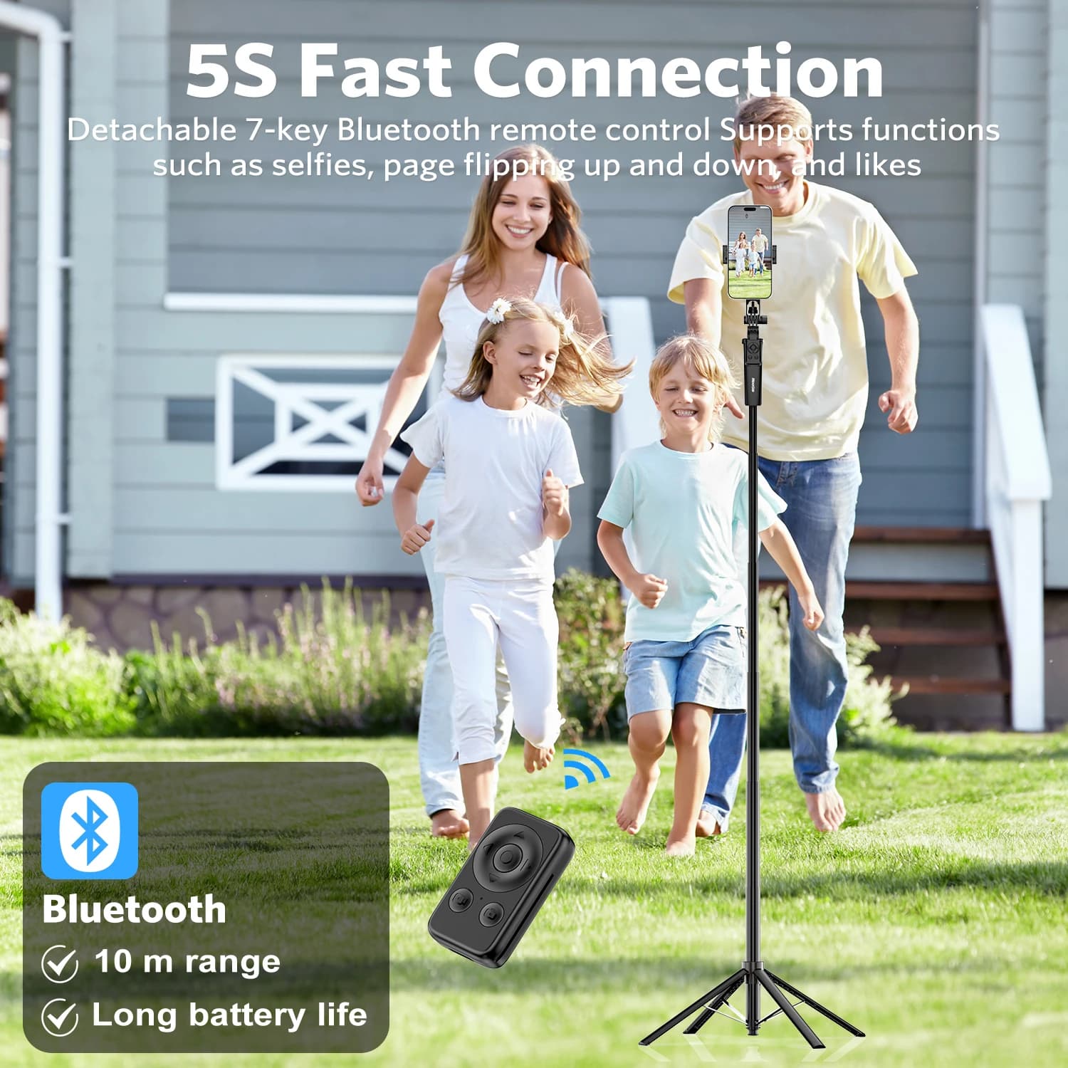 MeeGoo Mini Selfie Stick Tripod Portable Quick Release Aluminum alloy Stand for GoPro DJI Osmo Action Camera Hand Grip 2026 NEW