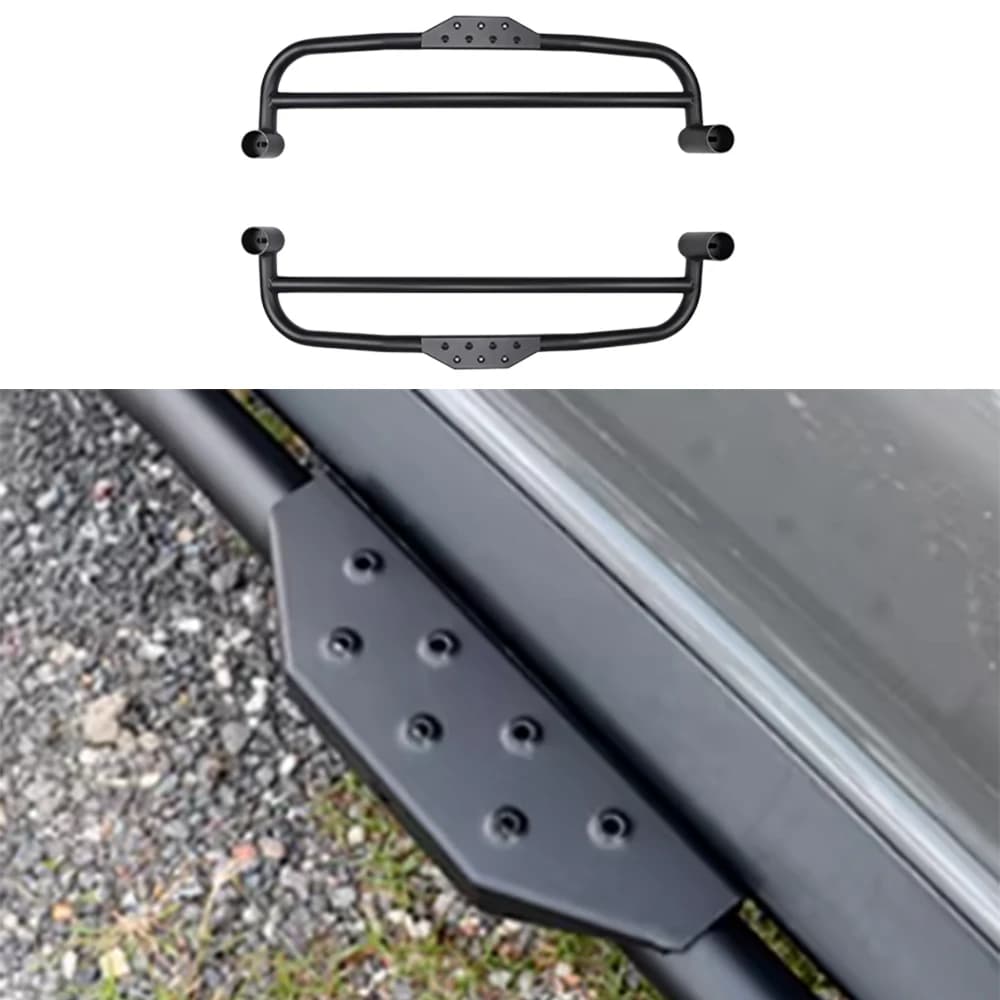 Lantsun JMN150 Side Steps Bar Iron Boards Pedals for Jimny JB74 2019-2026, 3Door Can Carry 150kg