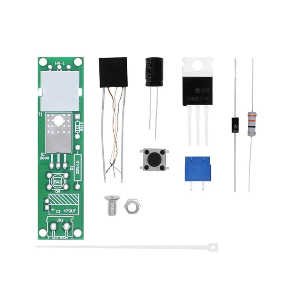 DC3-5V Kit fai da te generatore ad alta tensione accenditore ad arco Kit accendino per Suite di produzione elettronica fai da te