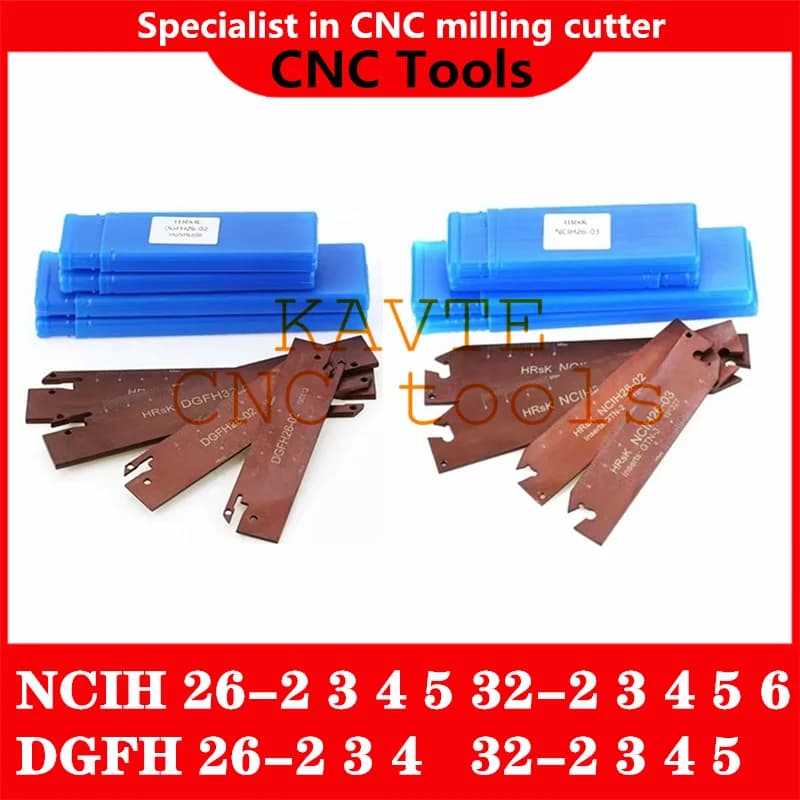 Scanalatura Cut-Off Holde DGFH26-2 DGFH26-3 DGFH32-2, chiave a coltello di bloccaggio coltello da taglio tagliere portautensili inserto per MGMN carburo, SMBB