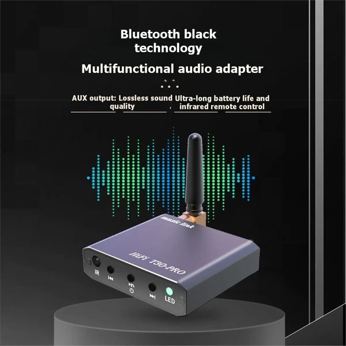 Nuovo Amplificatore Elettronico 2in1 con Lettore Bluetooth, Altoparlante Wireless, Riproduzione USB, Suono Stereo HIFI