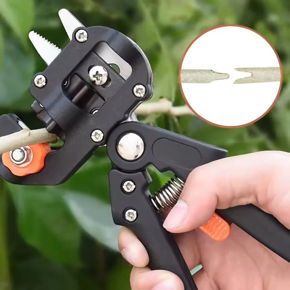 pruning machine, garden graft tool, professional cutter for branches, pruning scissors, boxes, scissors for grafting of fruit trees