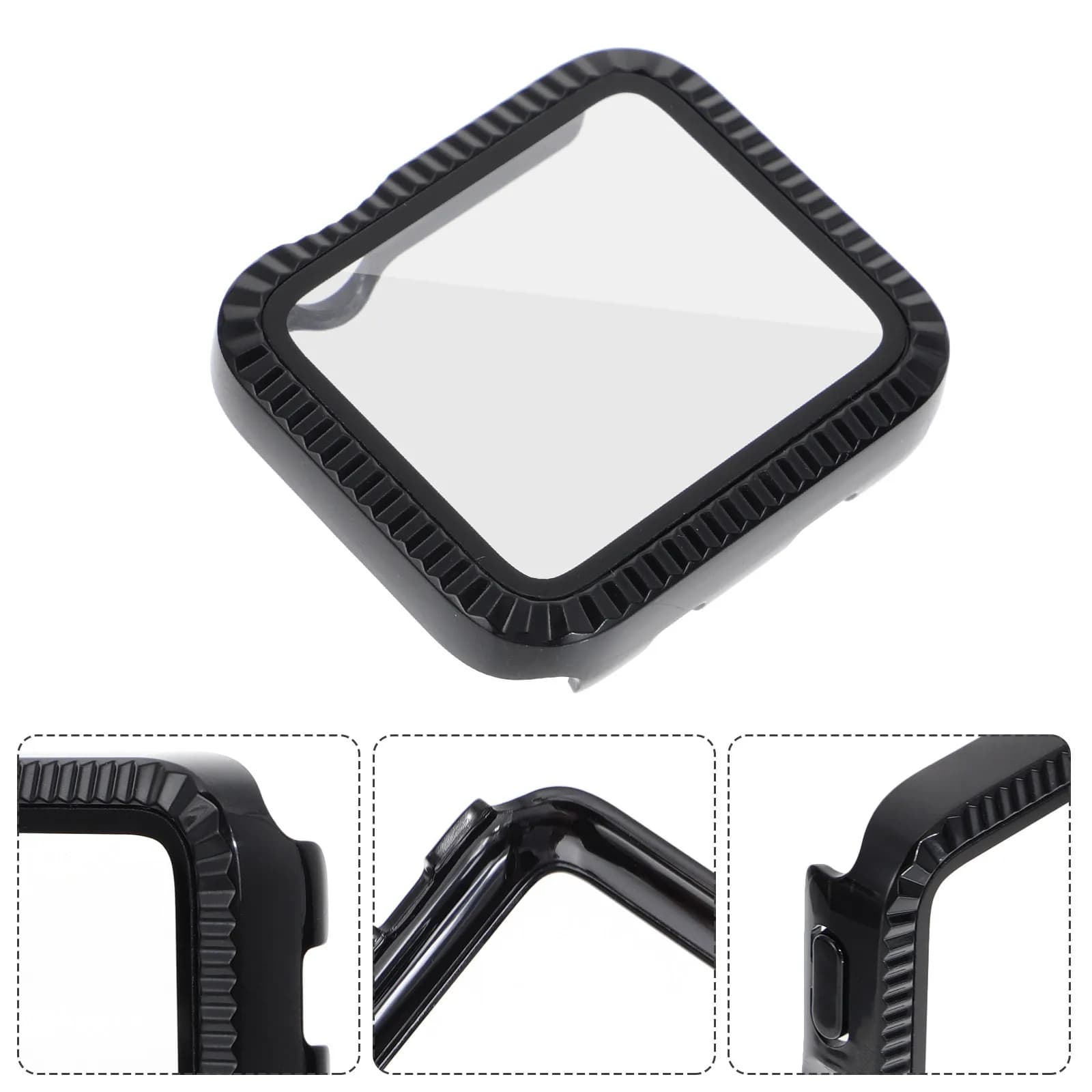 Custodia protettiva con copertura completa, protezione per lo schermo in vetro temperato, materiale PC rigido, design elegante e minimalista, facile da applicare e rimuovere