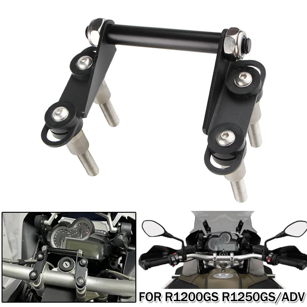 Per BMW R1200GS OC 2004-2012 R1250GS Adventure 2013-2023 R1200 GS LC Moto Supporto di Navigazione Del Telefono Staffa Antiurto Del Basamento