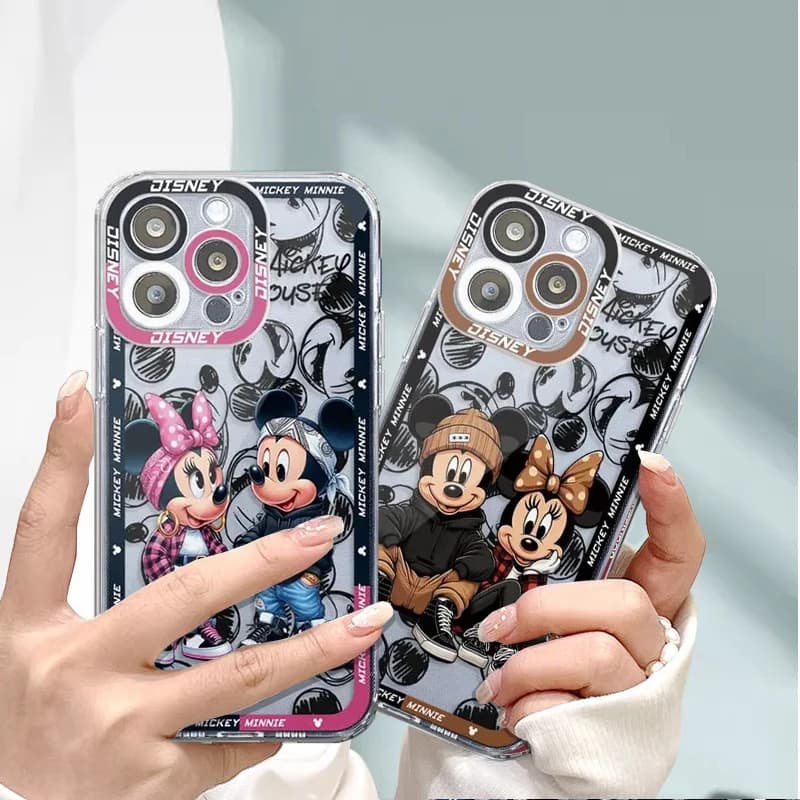 Disney Soft Case Minnie Mickey Mouse for Xiaomi POCO X8 Pro Max X7 X6 Neo X5 X3 F8 F7 Ultra F6 F5 M8 M7 M6 PRO 4G M5S