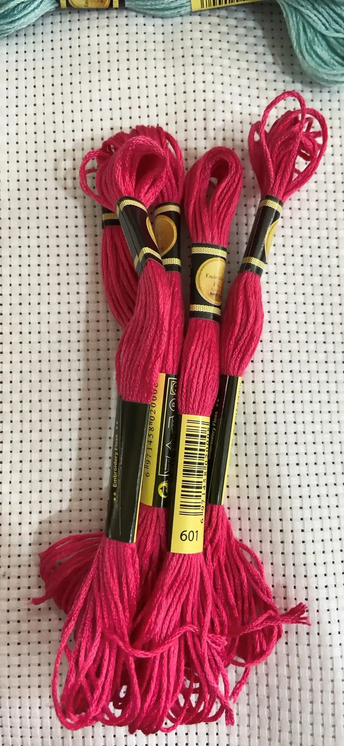 10 PZ/LOL Set Punto Croce Filo Da Ricamo Filo Per Principianti FAI DA TE Braccialetto Artigianale Craft8M Matassa Nessuna Ripeti Arcobaleno DMC CODICE 601