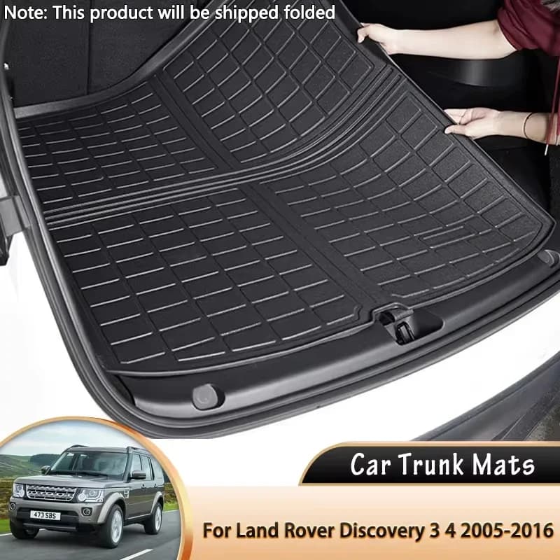 Per Land Rover Discovery 3 4 LR3 LR4 L319 2005 ~ 2016 2015 EVA tappetino per bagagliaio posteriore per auto fodera protettiva impermeabile tappetino per bagagliaio